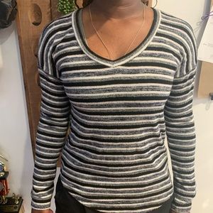 American Eagle Stripe Long Sleeve Size Large